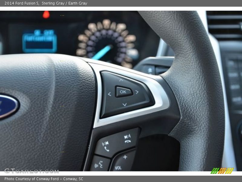 Sterling Gray / Earth Gray 2014 Ford Fusion S