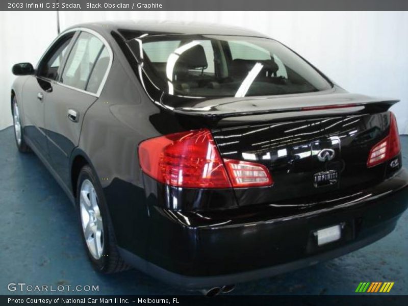 Black Obsidian / Graphite 2003 Infiniti G 35 Sedan