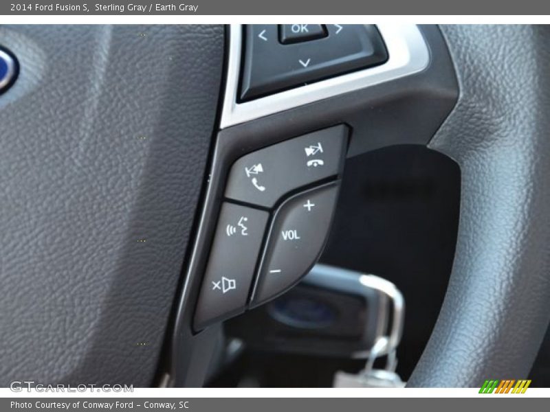 Sterling Gray / Earth Gray 2014 Ford Fusion S
