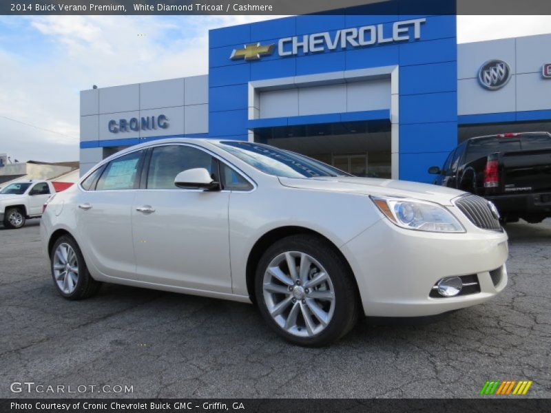 White Diamond Tricoat / Cashmere 2014 Buick Verano Premium