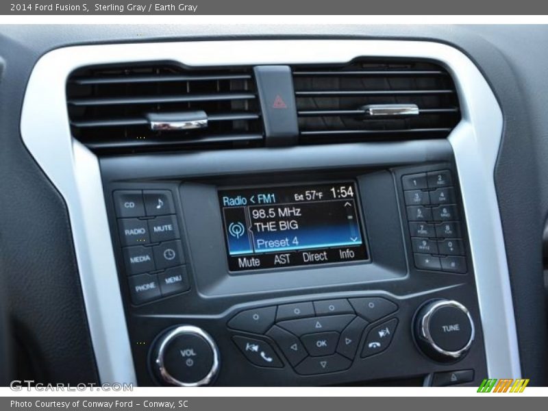 Sterling Gray / Earth Gray 2014 Ford Fusion S