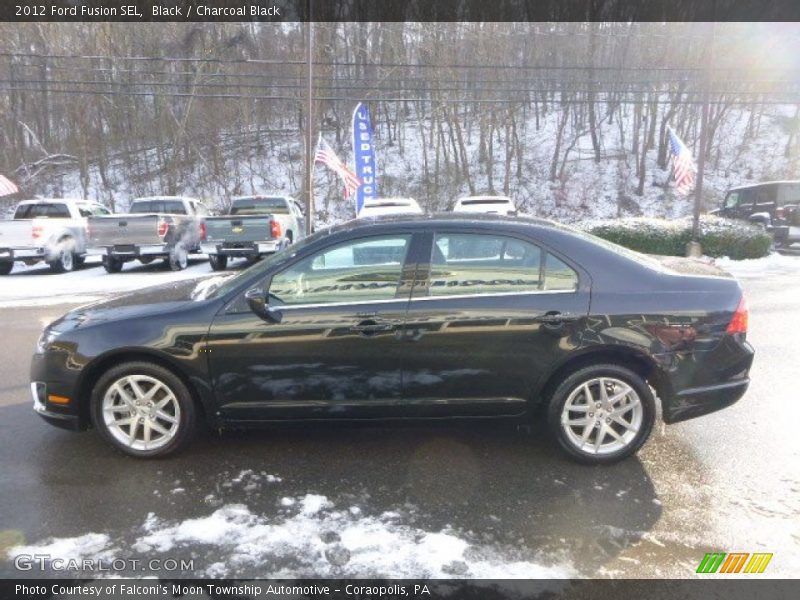 Black / Charcoal Black 2012 Ford Fusion SEL