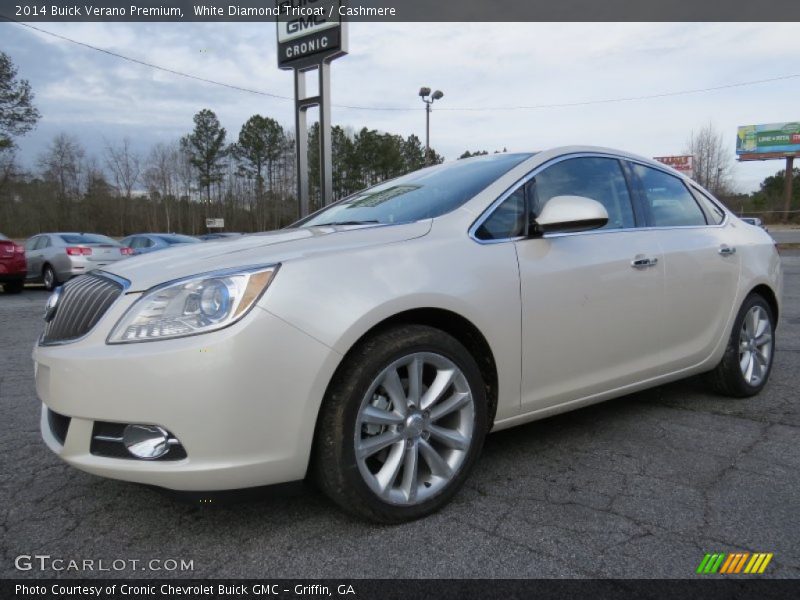 White Diamond Tricoat / Cashmere 2014 Buick Verano Premium
