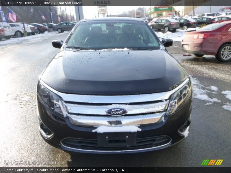 Black / Charcoal Black 2012 Ford Fusion SEL