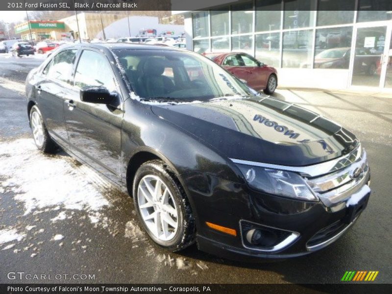 Black / Charcoal Black 2012 Ford Fusion SEL