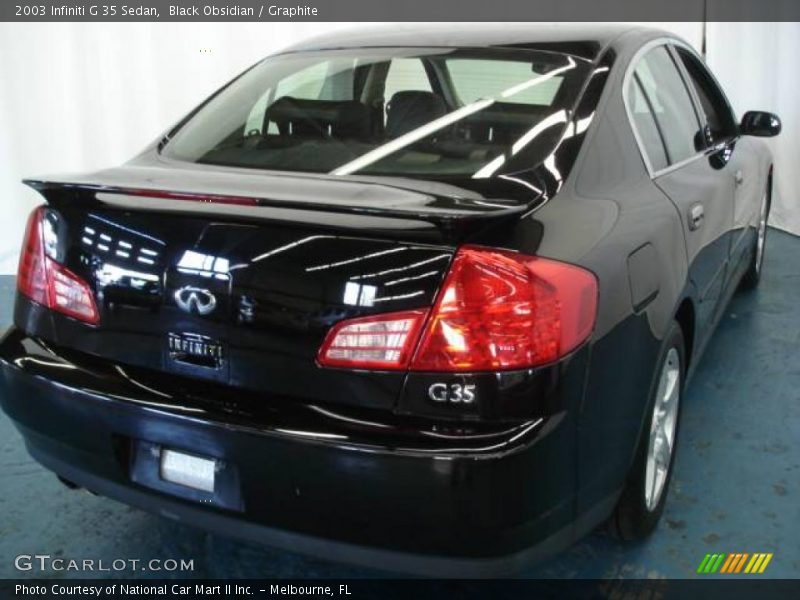 Black Obsidian / Graphite 2003 Infiniti G 35 Sedan