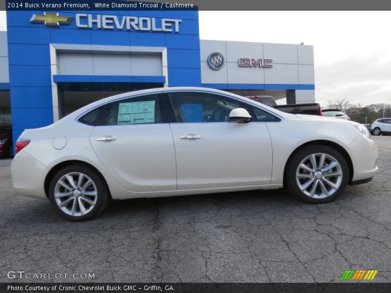 White Diamond Tricoat / Cashmere 2014 Buick Verano Premium