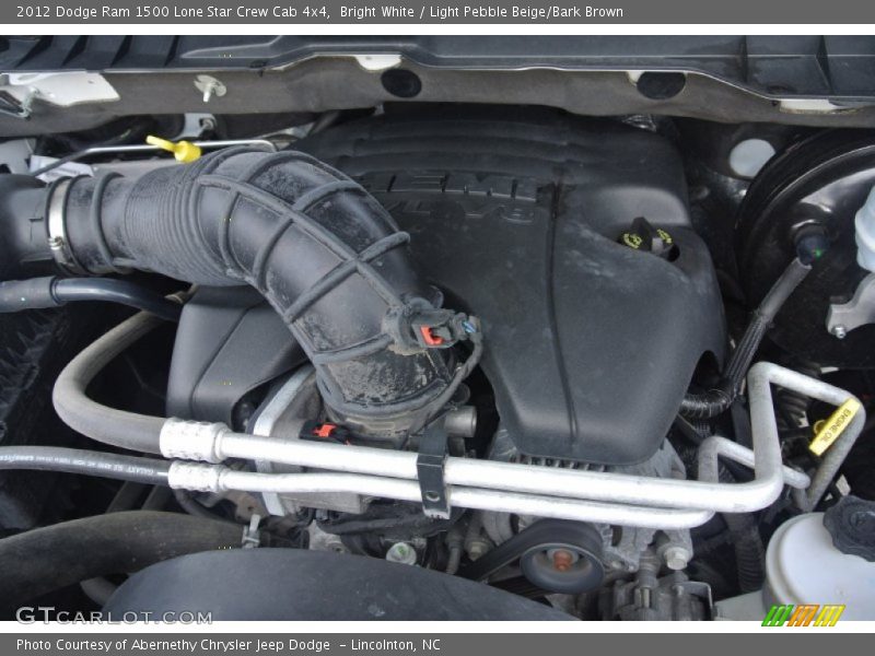 Bright White / Light Pebble Beige/Bark Brown 2012 Dodge Ram 1500 Lone Star Crew Cab 4x4