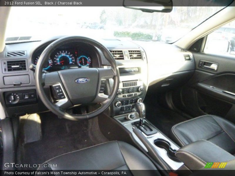Black / Charcoal Black 2012 Ford Fusion SEL