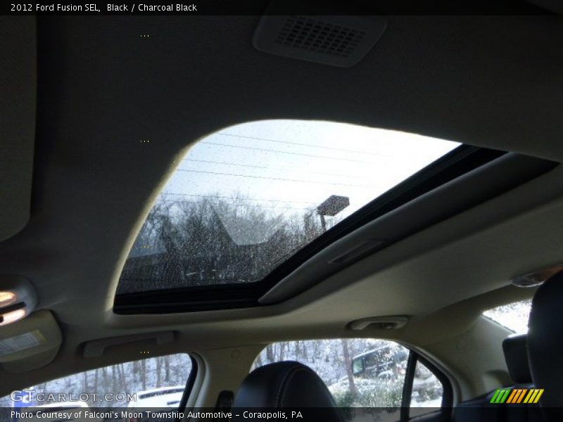 Black / Charcoal Black 2012 Ford Fusion SEL