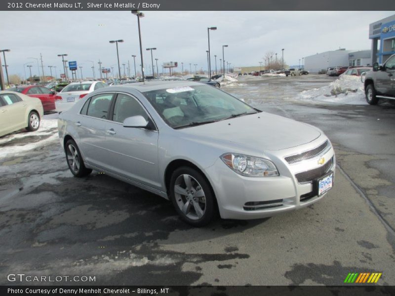Silver Ice Metallic / Ebony 2012 Chevrolet Malibu LT