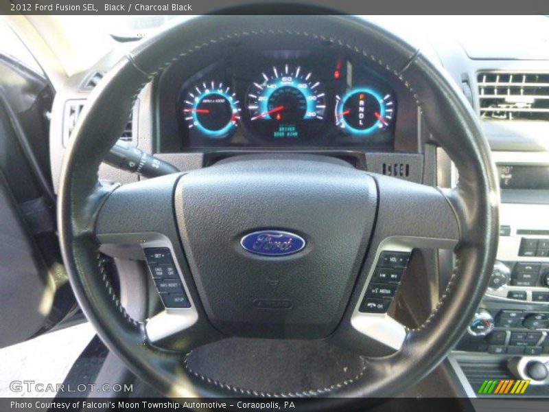 Black / Charcoal Black 2012 Ford Fusion SEL