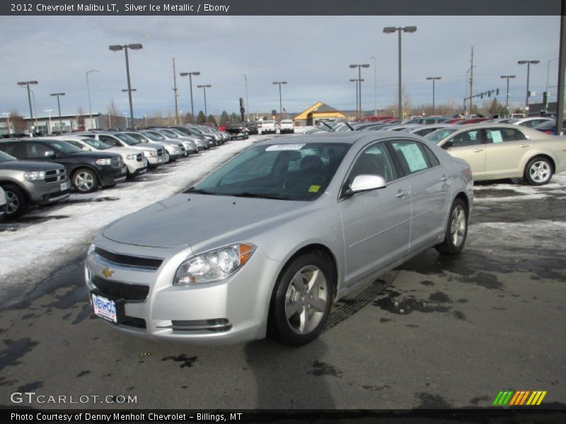 Silver Ice Metallic / Ebony 2012 Chevrolet Malibu LT