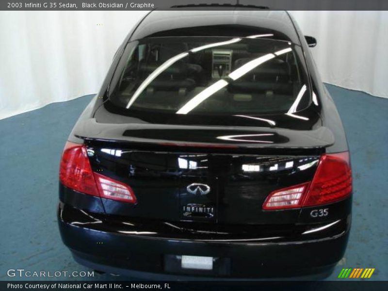 Black Obsidian / Graphite 2003 Infiniti G 35 Sedan