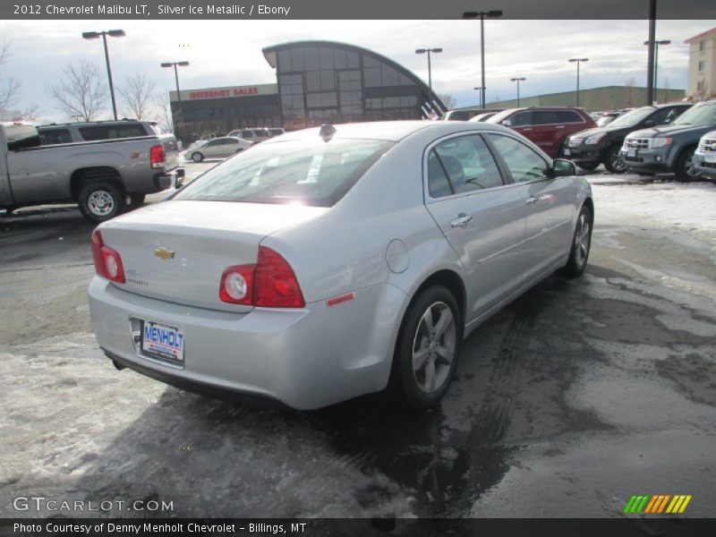 Silver Ice Metallic / Ebony 2012 Chevrolet Malibu LT
