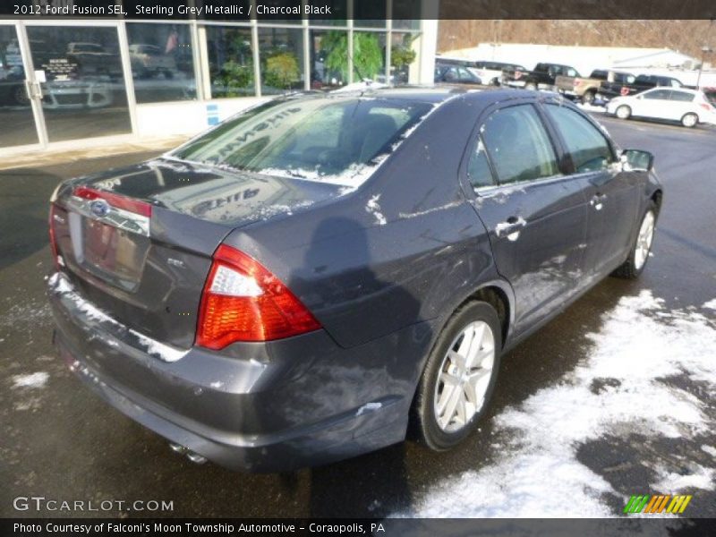 Sterling Grey Metallic / Charcoal Black 2012 Ford Fusion SEL