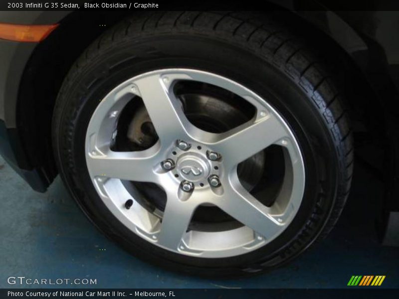 Black Obsidian / Graphite 2003 Infiniti G 35 Sedan