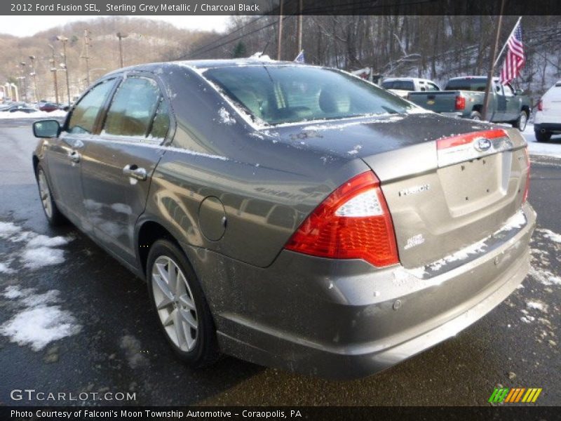 Sterling Grey Metallic / Charcoal Black 2012 Ford Fusion SEL