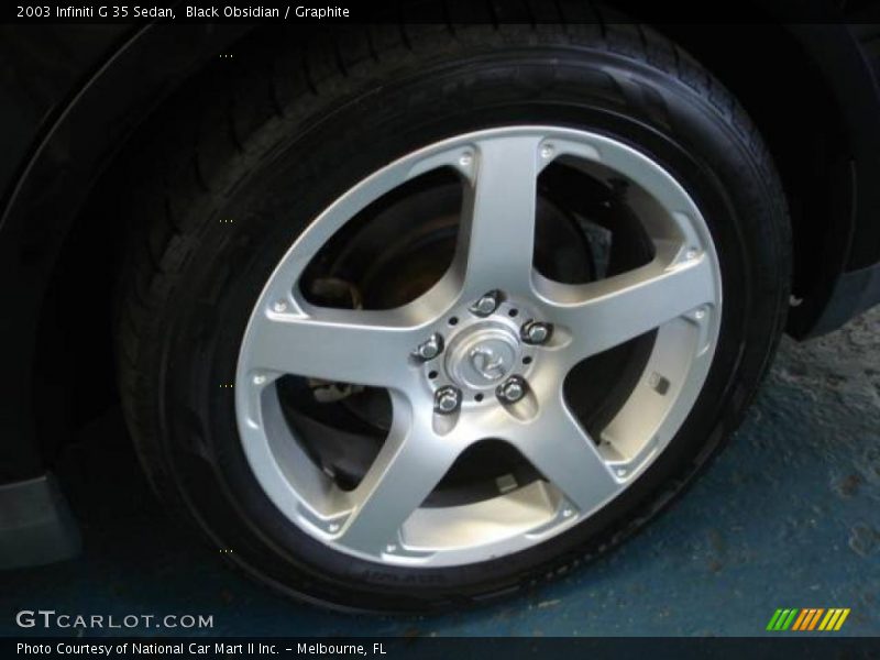 Black Obsidian / Graphite 2003 Infiniti G 35 Sedan