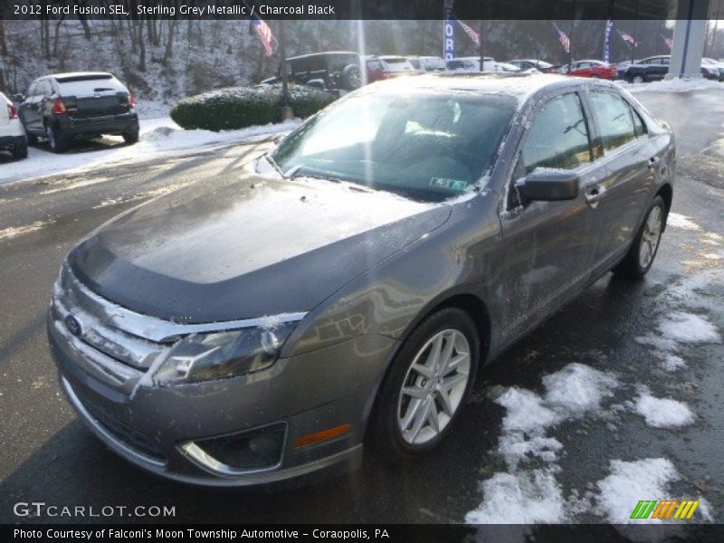 Sterling Grey Metallic / Charcoal Black 2012 Ford Fusion SEL