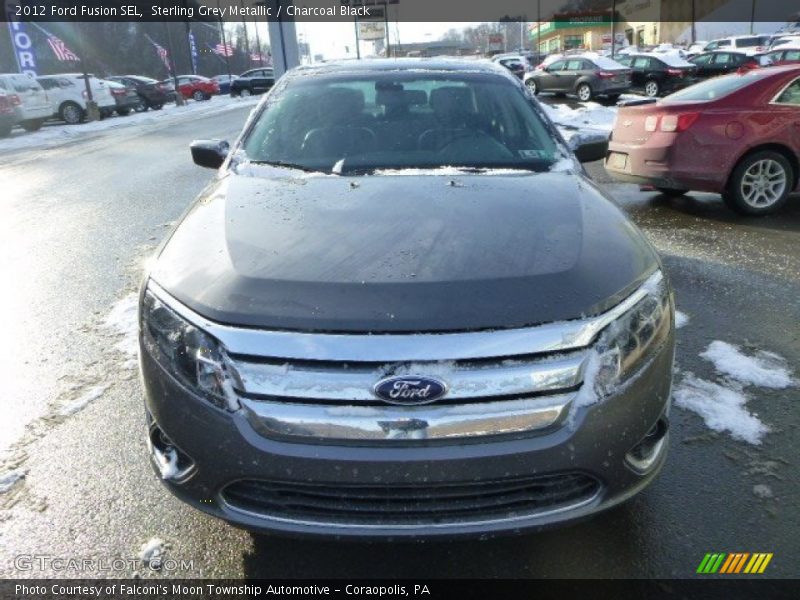 Sterling Grey Metallic / Charcoal Black 2012 Ford Fusion SEL
