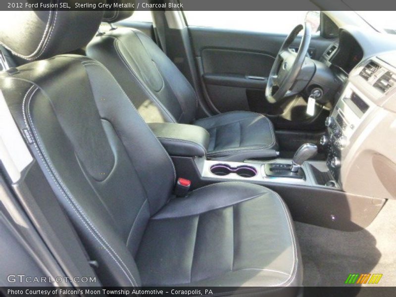 Sterling Grey Metallic / Charcoal Black 2012 Ford Fusion SEL