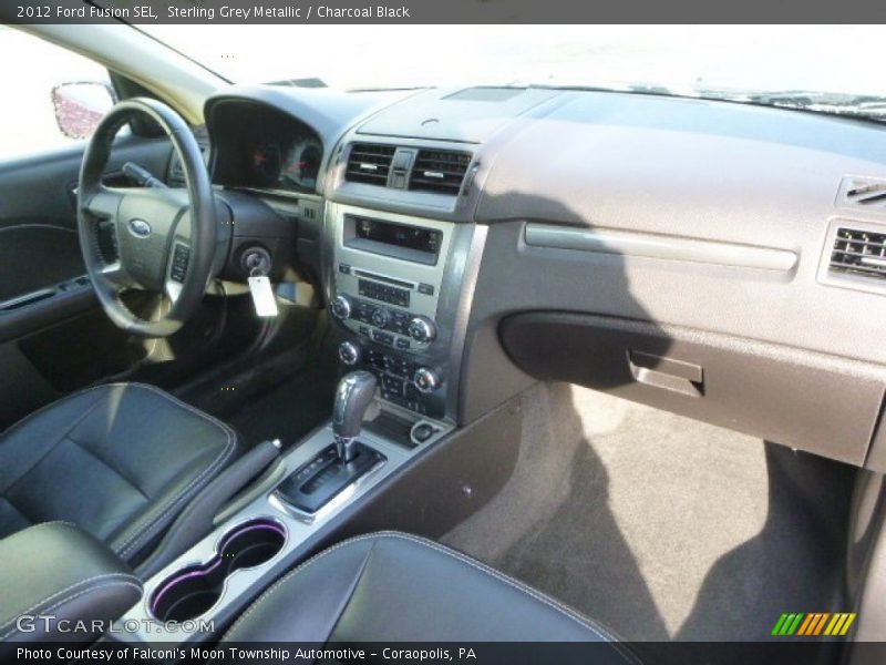 Sterling Grey Metallic / Charcoal Black 2012 Ford Fusion SEL