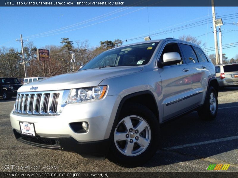 Bright Silver Metallic / Black 2011 Jeep Grand Cherokee Laredo 4x4
