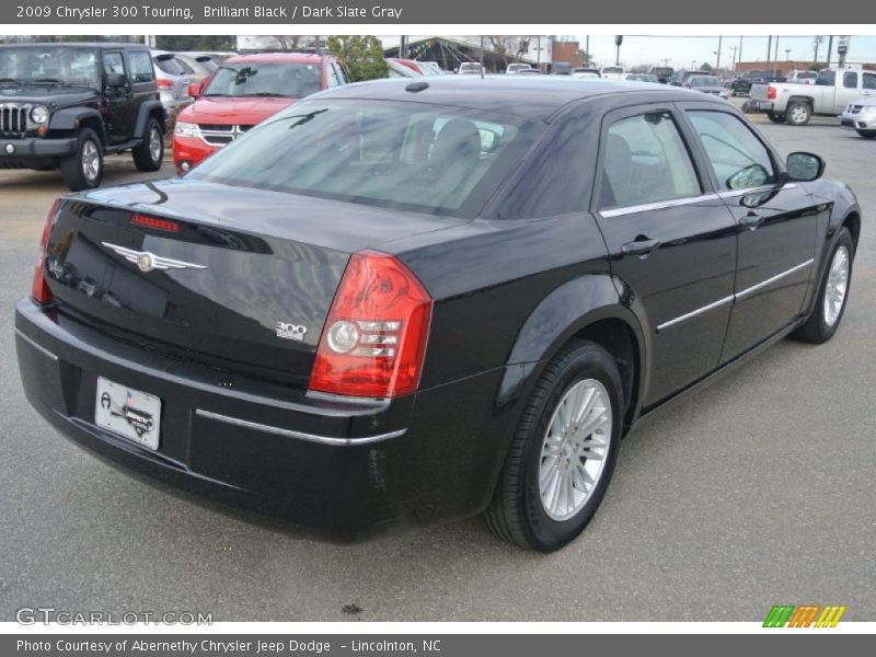 Brilliant Black / Dark Slate Gray 2009 Chrysler 300 Touring