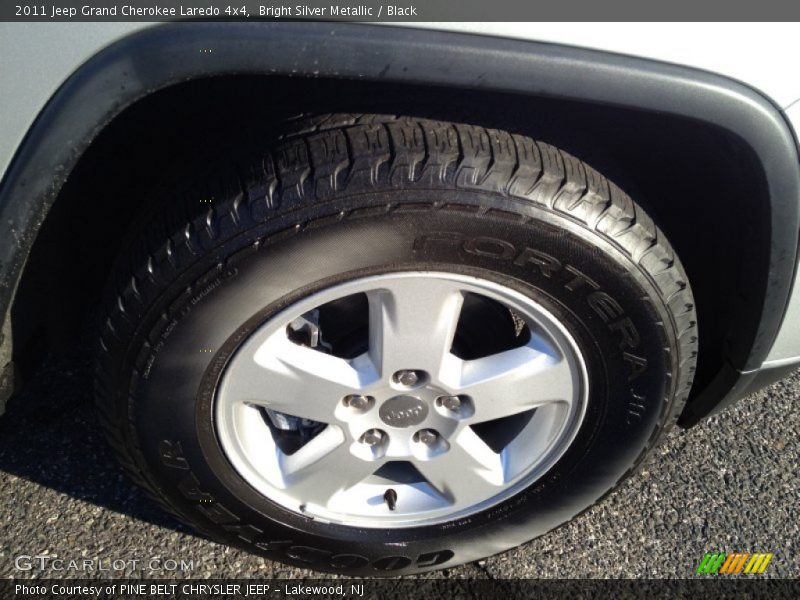 Bright Silver Metallic / Black 2011 Jeep Grand Cherokee Laredo 4x4