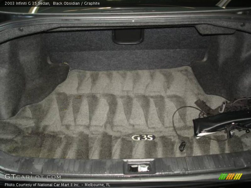 Black Obsidian / Graphite 2003 Infiniti G 35 Sedan
