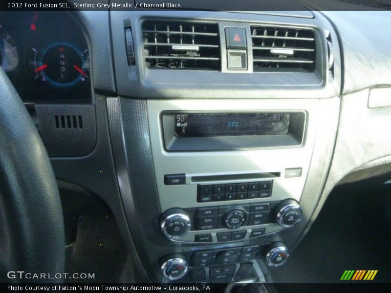 Sterling Grey Metallic / Charcoal Black 2012 Ford Fusion SEL