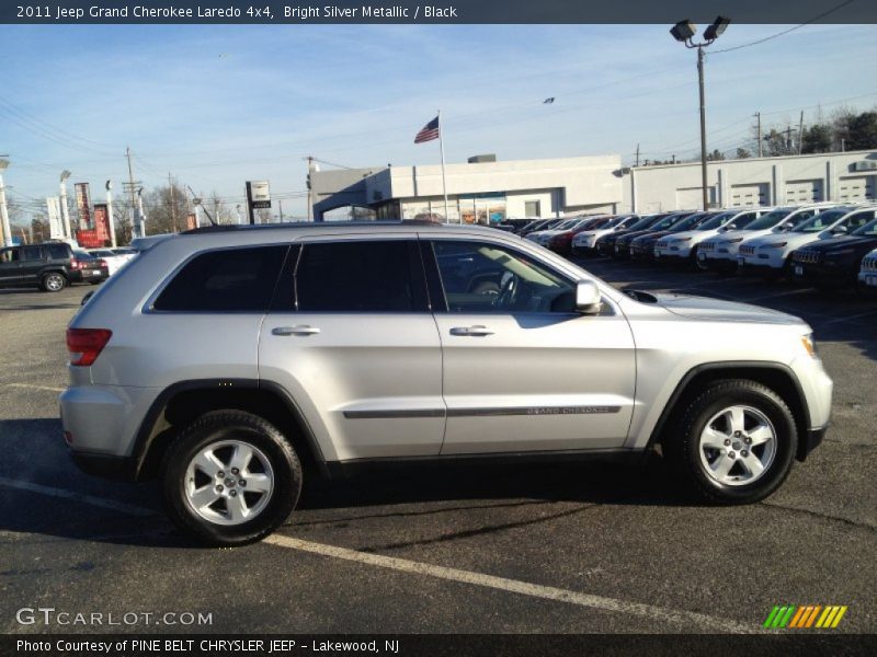 Bright Silver Metallic / Black 2011 Jeep Grand Cherokee Laredo 4x4