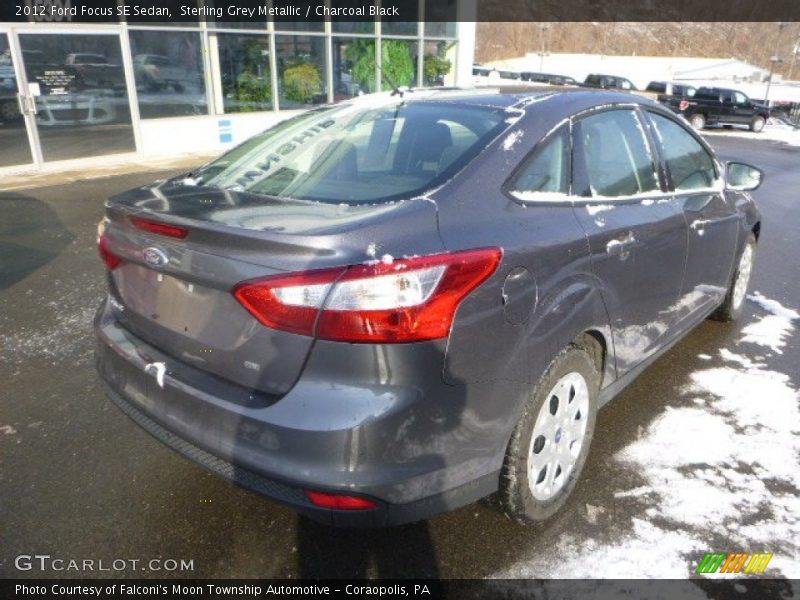 Sterling Grey Metallic / Charcoal Black 2012 Ford Focus SE Sedan