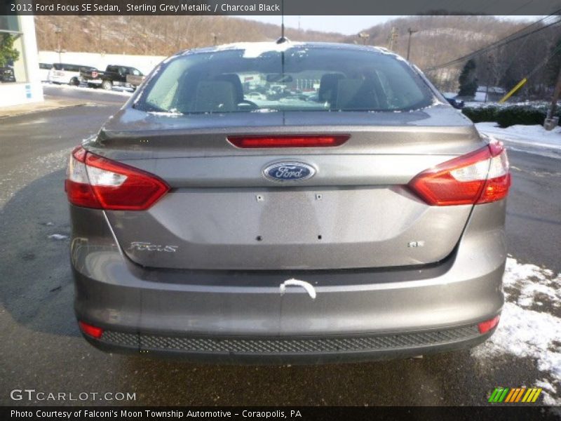 Sterling Grey Metallic / Charcoal Black 2012 Ford Focus SE Sedan