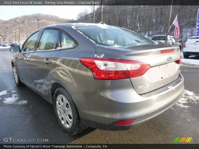 Sterling Grey Metallic / Charcoal Black 2012 Ford Focus SE Sedan