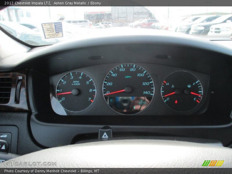Ashen Gray Metallic / Ebony 2012 Chevrolet Impala LTZ