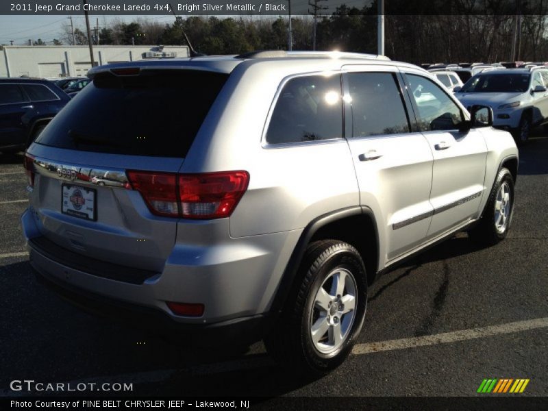 Bright Silver Metallic / Black 2011 Jeep Grand Cherokee Laredo 4x4