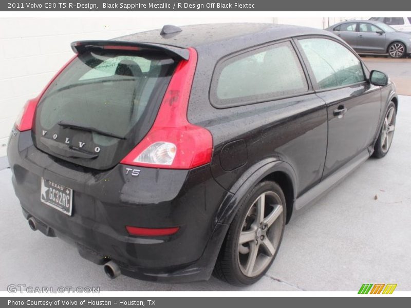 Black Sapphire Metallic / R Design Off Black Flextec 2011 Volvo C30 T5 R-Design
