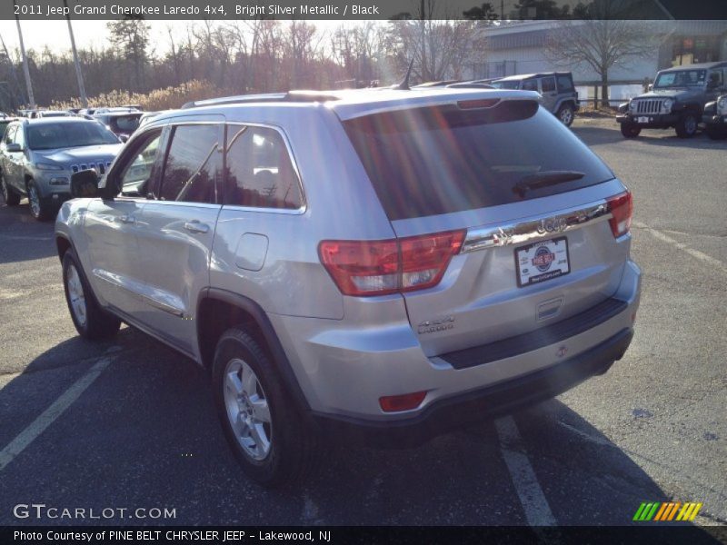Bright Silver Metallic / Black 2011 Jeep Grand Cherokee Laredo 4x4