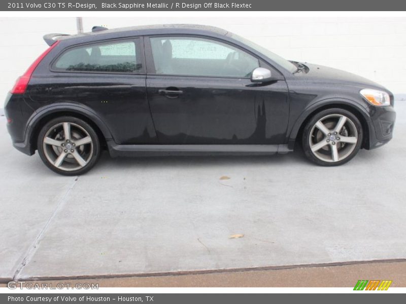 Black Sapphire Metallic / R Design Off Black Flextec 2011 Volvo C30 T5 R-Design