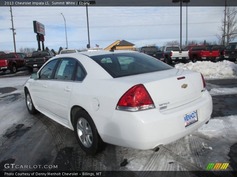 Summit White / Ebony 2013 Chevrolet Impala LS