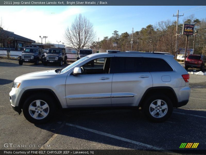 Bright Silver Metallic / Black 2011 Jeep Grand Cherokee Laredo 4x4