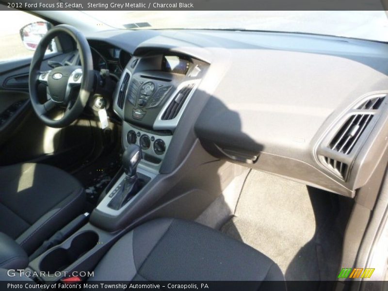 Sterling Grey Metallic / Charcoal Black 2012 Ford Focus SE Sedan
