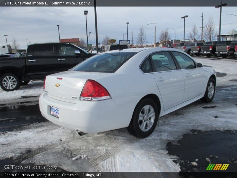 Summit White / Ebony 2013 Chevrolet Impala LS