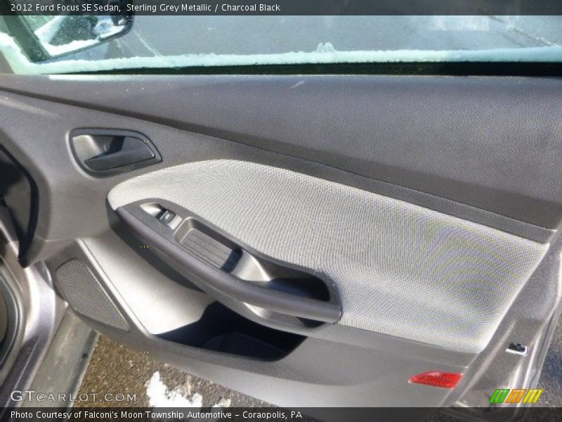 Sterling Grey Metallic / Charcoal Black 2012 Ford Focus SE Sedan