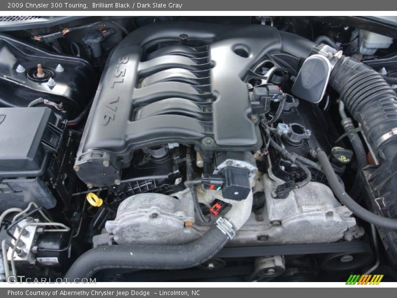 Brilliant Black / Dark Slate Gray 2009 Chrysler 300 Touring