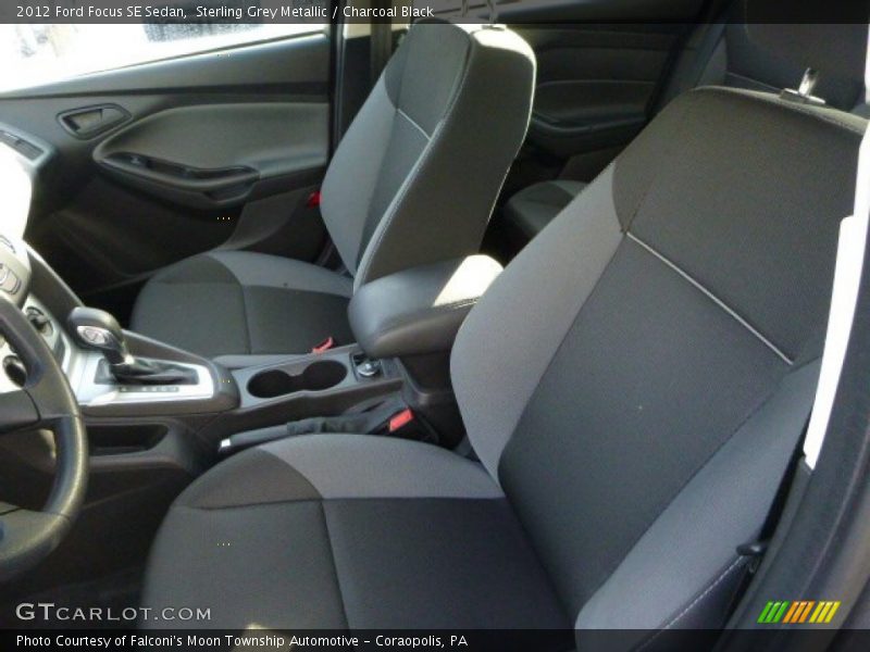 Sterling Grey Metallic / Charcoal Black 2012 Ford Focus SE Sedan