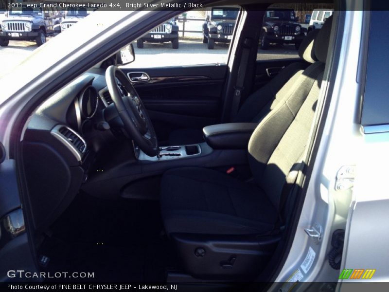 Bright Silver Metallic / Black 2011 Jeep Grand Cherokee Laredo 4x4