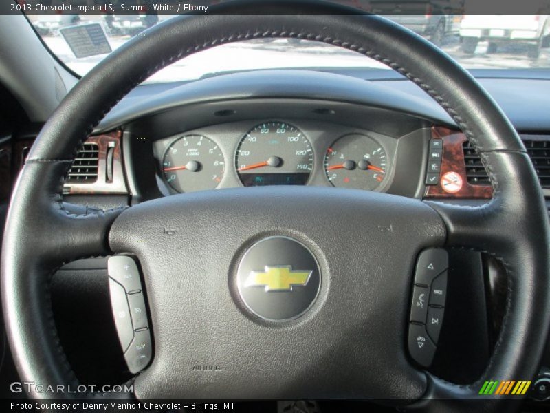 Summit White / Ebony 2013 Chevrolet Impala LS